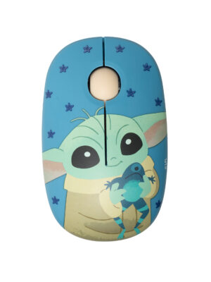 MOUSE MANDOLORIAN COLOR AZUL