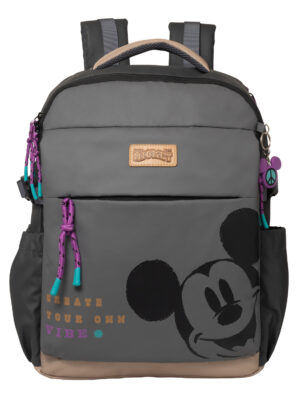 MOCHILA STUDENT MICKEY GRIS B26