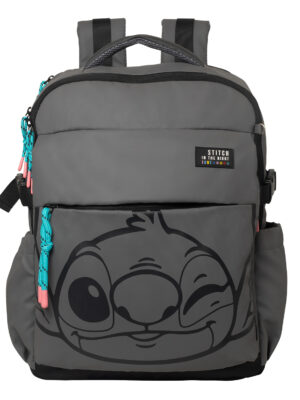 MOCHILA STUDENT STITCH GRIS B26