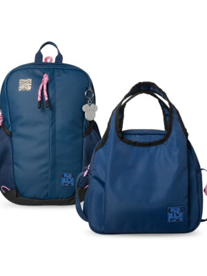 SET MOCHILA STUDENT MINNIE AZUL B26