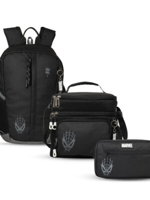 SET MOCHILA STUDENT SPIDERMAN NEGRO B26