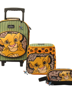 SET MALETA PREMIUM NIDO REY LEON COL A B26