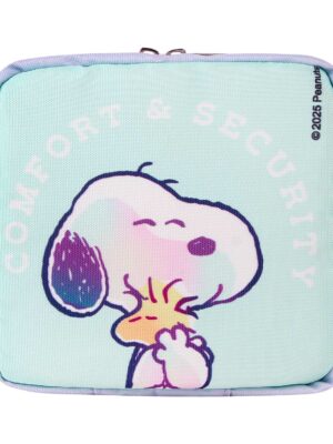 ESTUCHE DE CABLE SNOOPY CELESTE