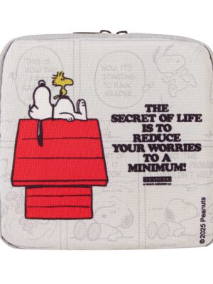 ESTUCHE DE CABLE SNOOPY GRIS